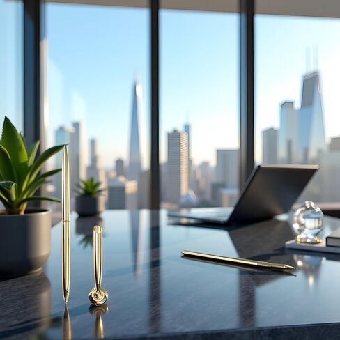 Metal Desk Pen with Stand, Gold Pen And Stand Round Holder Signing Set Attached To Base Stands For Wedding Office Pens Ballpoint Pens Set Metal Ballpoint Attached Base Stand Desk in Saudi Arabia