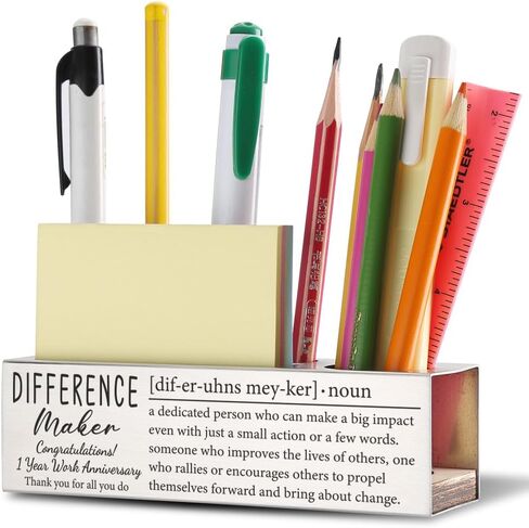 THRXOBN 20th Work Anniversary Appreciation Gifts for Coworker, 20 Years Work Anniversary Congratulations Gift for for Women, Stainless Steel Pen Holder With Work Anniversary Quotes, WBA20 in Kuwait