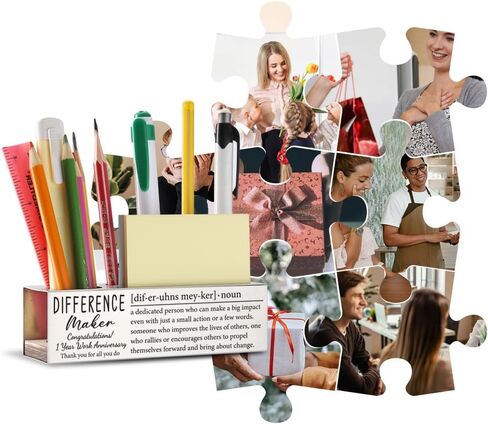 THRXOBN 20th Work Anniversary Appreciation Gifts for Coworker, 20 Years Work Anniversary Congratulations Gift for for Women, Stainless Steel Pen Holder With Work Anniversary Quotes, WBA20 in Kuwait