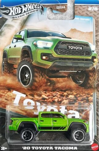 Hot Wheels Silver Series '20 Toyota Tacoma [Green], 2/5, 1:64 Scale Diecast Vehicle in Saudi Arabia