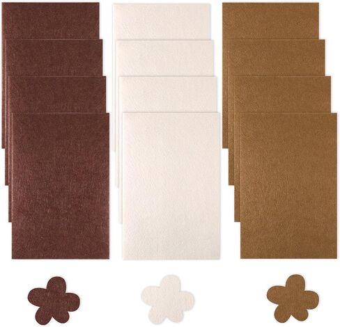 12 Pcs Felt Sheets for Crafts 7.8"×11.8" Felt Fabric Sheets DIY Felt Sheets 1 mm Thick Soft Felts Fabric Sheet Wool Felts Sheet Non-Woven Patchwork Material for Crafts, Sewing（3 Assorted Colors） in Saudi Arabia