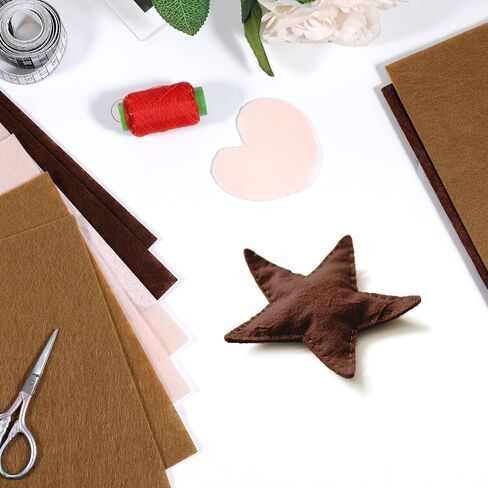 12 Pcs Felt Sheets for Crafts 7.8"×11.8" Felt Fabric Sheets DIY Felt Sheets 1 mm Thick Soft Felts Fabric Sheet Wool Felts Sheet Non-Woven Patchwork Material for Crafts, Sewing（3 Assorted Colors） in Saudi Arabia