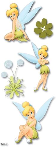 Disney Collection Dtodtink Jolees Boutique Sticker 3D Tinkerbell ASST in Saudi Arabia