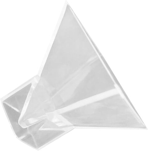 2pcs Silicone Pyramid Molds, Pyramid Resin Mold for DIY Craft, Transparent, 3inch Height, for Home Decor, Candle and Soap Making in Saudi Arabia