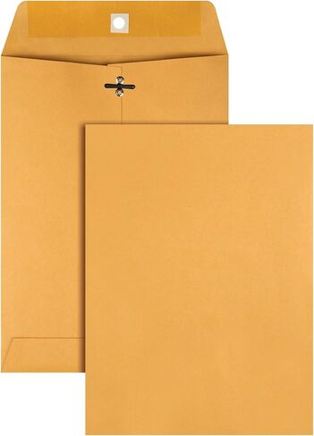 Office Depot® Brand Clasp Envelopes, 7 1/2" x 10 1/2", Brown, Box Of 100 in Saudi Arabia