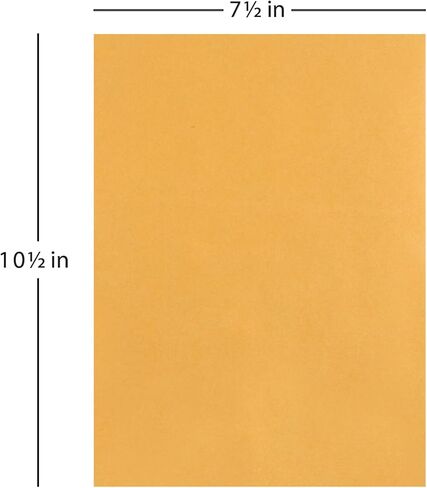 Office Depot® Brand Clasp Envelopes, 7 1/2" x 10 1/2", Brown, Box Of 100 in Saudi Arabia