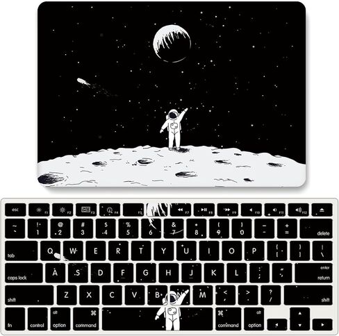 علبة رائد فضاء Ivy لـ MacBook Air 13 مع M2 (Models: A2681) علبة الصلابة الصلبة مع مجموعة غطاء لوحة المفاتيح - أ in Kuwait