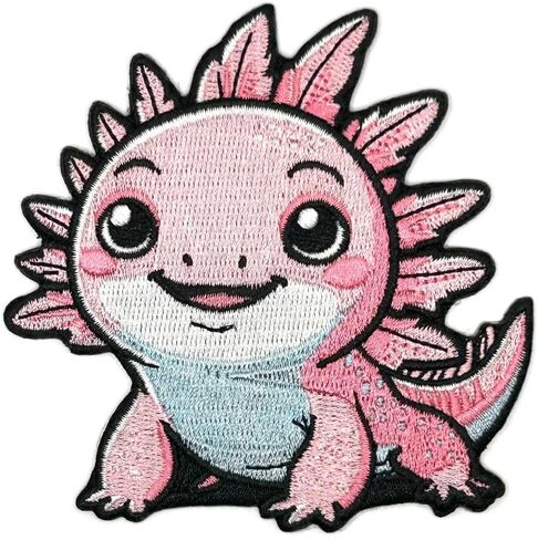 3.5 "لطيف على الحديد على التصحيح - مطرزة بالحيوانات السعيدة المضحكة Kawaii يزيل الحديد على خياطة على بقع للثقوب والملابس والجينز والقبعة والحقائب والملابس in Saudi Arabia