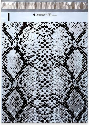 Snakeskin Poly Mailers, 10x13" Mailers, Cosmetic Clothing Custom Snake Shipping Mailing Envelope Bags W/Kissy Stickers in Saudi Arabia