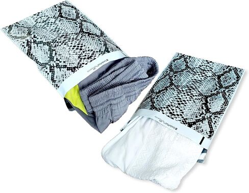Snakeskin Poly Mailers, 10x13" Mailers, Cosmetic Clothing Custom Snake Shipping Mailing Envelope Bags W/Kissy Stickers in Saudi Arabia