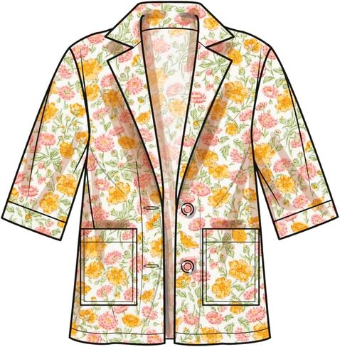 سترة Simplicity للأطفال والبنات ، سراويل سراويل وسراويل خياطة حزمة خياطة من قبل American Sewing Guild ، رمز التصميم S9762 ، الأحجام 3-4-5-6 in Saudi Arabia