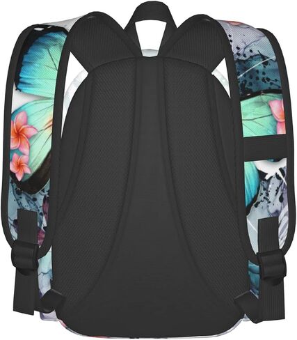 Butterfly Ink Paint Flowers Backpacks 16.9 Inch Laptop Tlarge Capacity Book Bag Adult Travel Hiking Camping Daypack in Saudi Arabia