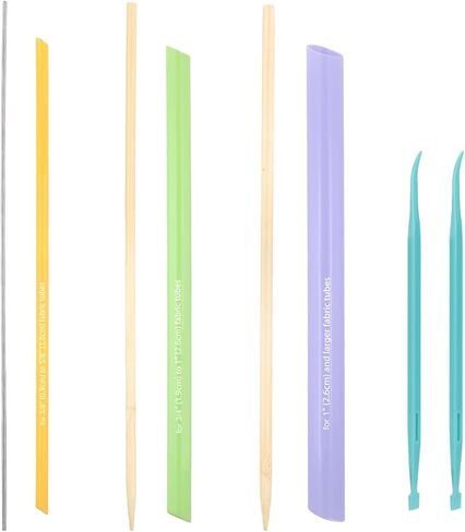 8pcs مجموعة أدوات خياطة النسيج السريع ، وأدوات أنبوب حلقة متعددة الوظائف وخيوط لخياطة مشاريع الصياغة و DIY أدوات تحويل النسيج السريعة والفعالة in Saudi Arabia