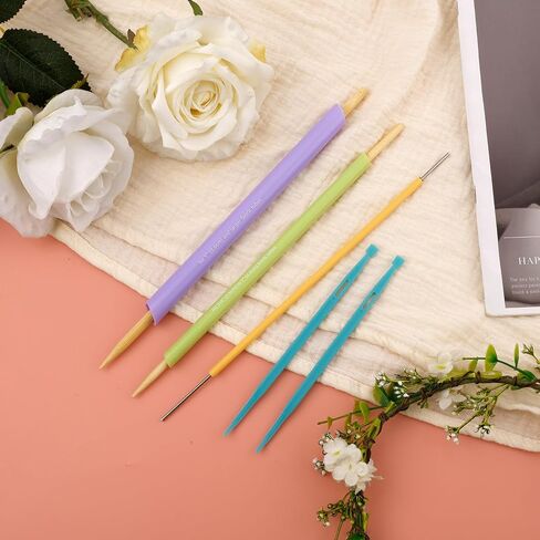 8pcs مجموعة أدوات خياطة النسيج السريع ، وأدوات أنبوب حلقة متعددة الوظائف وخيوط لخياطة مشاريع الصياغة و DIY أدوات تحويل النسيج السريعة والفعالة in Saudi Arabia