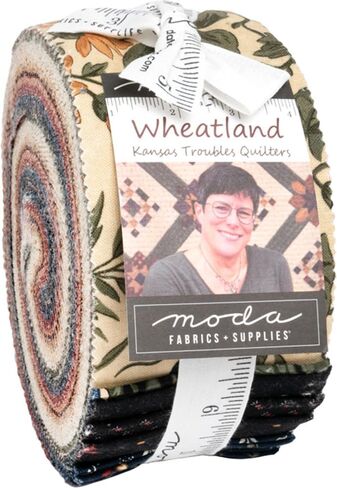 Kansas Troubles Wheatland Jelly Roll 40 2.5-inch Strips Moda Fabrics 9790JR in Saudi Arabia