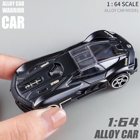 1:64 Scale Die-Cast Metal Toy Cars 12 عبوات ، تشمل البيك آب ، وسباق السيارات ، والسيارات الرياضية للعرض أو اللعب ، وهدية رائعة للأطفال في سن 3 سنوات وما فوق (12 عبوة) in Saudi Arabia