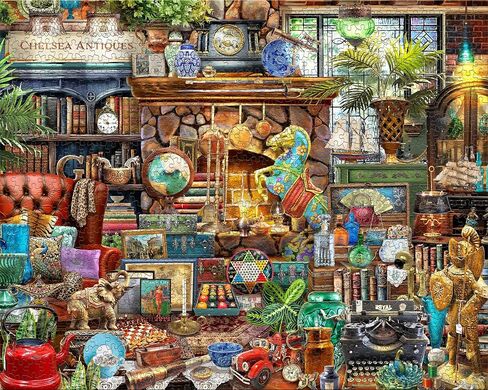 Ceaco - EZ2Hold - Collector's Retreat - 1000 Piece Jigsaw Puzzle for Adults - Challenging Puzzle Perfect for Game Nights - Finished Size is 30 x 24 in Saudi Arabia