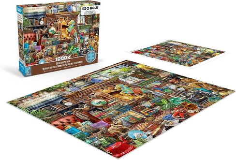 Ceaco - EZ2Hold - Collector's Retreat - 1000 Piece Jigsaw Puzzle for Adults - Challenging Puzzle Perfect for Game Nights - Finished Size is 30 x 24 in Saudi Arabia