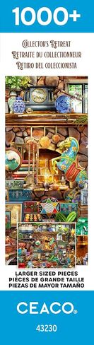 Ceaco - EZ2Hold - Collector's Retreat - 1000 Piece Jigsaw Puzzle for Adults - Challenging Puzzle Perfect for Game Nights - Finished Size is 30 x 24 in Saudi Arabia