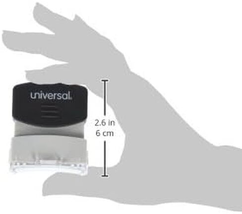 Universal UNV10044 Pre-Inked Completed Message Stamp - Blue Ink in Saudi Arabia