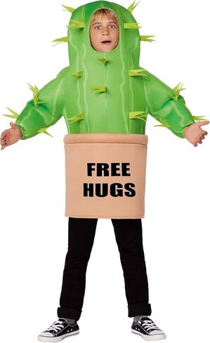 الروح عيد الهالوين الأطفال الحرة العناق زي الصبار | أزياء هالوين مضحك | ملابس أطفال مضحكة صبار in Kuwait