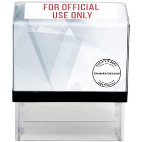 StampExpression - for Official USE ONLY Office Self Inking Rubber Stamp - Red Ink (A-5297) in Saudi Arabia