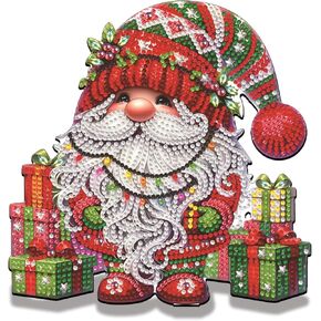 Diamond Art Kit Tabletop Ornament Fall Gnome, Special Shaped Crystal Gem Diamond Art Kits for Adults Beginners Diamond Art Desk Stand Up Sculpture Ornament Kit for Home Holiday Decor, Pumpkin Gnome in Kuwait