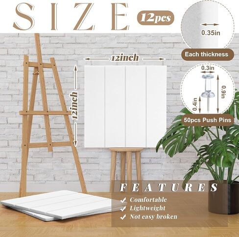 12 Pcs Quilting Design Wall Panels, 11.8 x 11.8 Inch Quilt Felt Board with 100 Push Pins, Flannel Design Wall for Quilting Sewing Block Projects Fabric Holding Display Supplies in Saudi Arabia