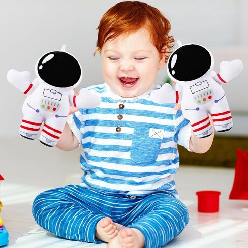 24 Pcs Astronaut Outer Space Party Favors 5.5" Astronaut Plush Doll Bulk Soft Astronauts Plush Figurine Stuffed Animal for Outer Space Nursery Room Decor Birthday Gifts in Saudi Arabia