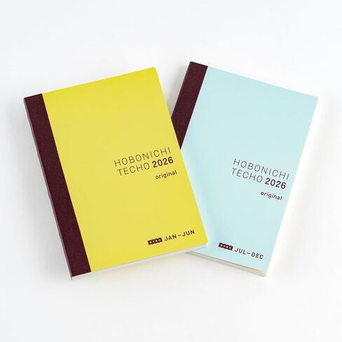 Hobonichi Techo 2026 Original Avec Books – A6, Daily, 6-month x 2-Book Set (Jan Start), Japanese, Planner in Saudi Arabia