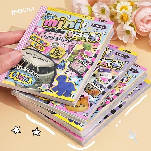 1000+ Pcs Cute Scrapbook Stickers Travel Laser Sticker Book for Adult Korean Stickers for Journaling Diary Aesthetic Photocard Glitter Kawaii Sticker Decor for DIY Card Art Crafts Purple+Pink in Saudi Arabia