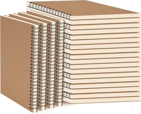 Epakh 22 Pack A5 SPOONT مع غطاء Kraft ، العودة إلى المدرسة المغلفة SPORAL JOURNAT in Saudi Arabia