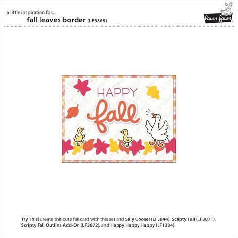 Lawn Fawn LF3869 Fall Leaf in Saudi Arabia