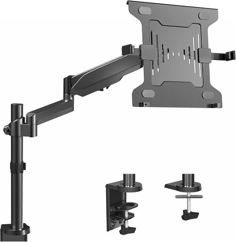 10" to 15.6" Single Laptop Stand Desk Stand Adjustable Laptop Stand - in Saudi Arabia