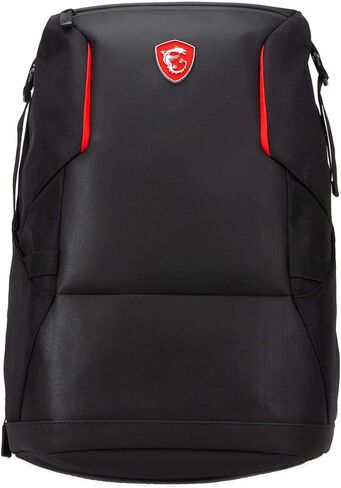 MSI Urban Raider Gaming Laptop Backpack, Quick Access, Padded Mesh, Lightweight Polyester Exterior, Fits Up to 17" Laptop, Water Repelent IPX-2, Medium in Saudi Arabia