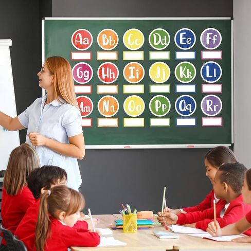 124 قطعة من كلمة الجدار ، لوحة ، مجموعة كلمة ، خطابات الجدار ، ألواح ، ألواح ، ألواح ، لزخرفة الفصول الدراسية (ألوان مائية) in Kuwait