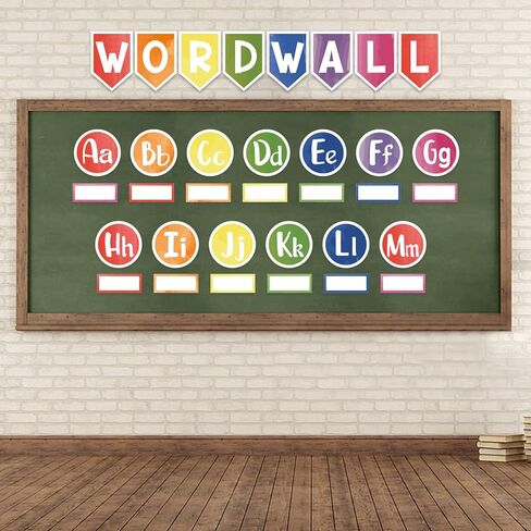 124 قطعة من كلمة الجدار ، لوحة ، مجموعة كلمة ، خطابات الجدار ، ألواح ، ألواح ، ألواح ، لزخرفة الفصول الدراسية (ألوان مائية) in Kuwait