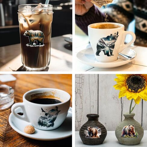 36 ورقة لفات الأشعة فوق البنفسجية DTF لـ 16 أوقية ، تم تصنيع غلاف كأس UV DTF بواسطة الغزل in Kuwait