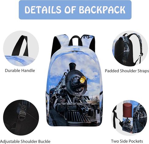 Corgi Cute 3PCS Backpack Set for Teens Elementary Middle High School, 17 Inch Lightweight Classic Backpack 3 in 1 Set for Girls Boys, Kids School Backpack with Lunch Box Pencil Case in Saudi Arabia