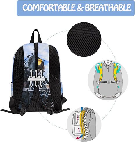 Corgi Cute 3PCS Backpack Set for Teens Elementary Middle High School, 17 Inch Lightweight Classic Backpack 3 in 1 Set for Girls Boys, Kids School Backpack with Lunch Box Pencil Case in Saudi Arabia