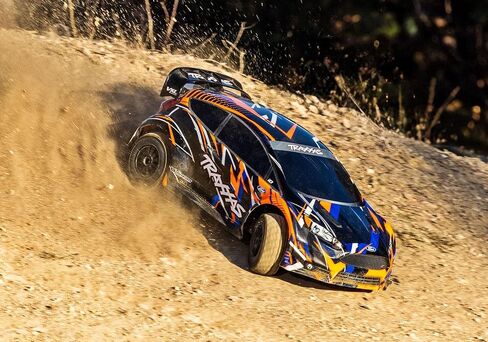 Traxxas 74276-4-ORNG-Ford Fiesta St Vxl 1/10 4WD Rally Car RTR ، Orange in Saudi Arabia