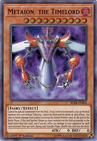 Yu-Gi-Oh! - Metaion, The Timelord - BLRR-EN026 - Ultra Rare - 1st Edition - Battles of Legend: Relentless Revenge in Saudi Arabia