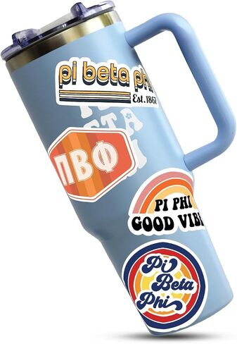 Pi Beta Phi - Sticker Sheet - Retro Theme in Saudi Arabia