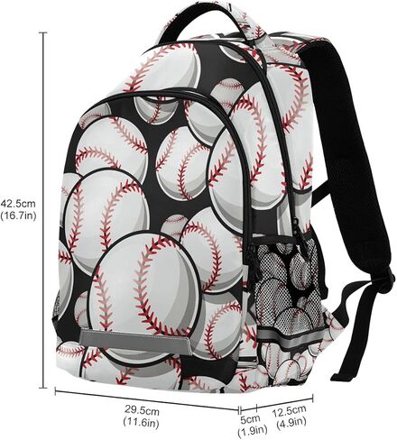 panksolu Skull & Sunflowers Backpacks Lightweight Laptop Backpack School Book Bag Travel Hiking Daypack for Women Men Teens Kids One Size in Kuwait