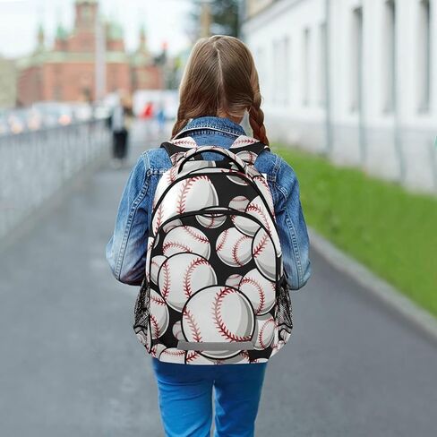 panksolu Skull & Sunflowers Backpacks Lightweight Laptop Backpack School Book Bag Travel Hiking Daypack for Women Men Teens Kids One Size in Kuwait