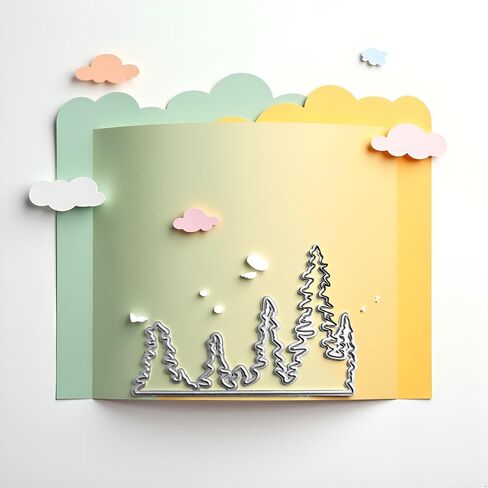 Pine Tree Mould Cutting Dies, for DIY Scrapbooking Photo Album Decorative Embossing Paper Dies for Card Making Templated in Saudi Arabia