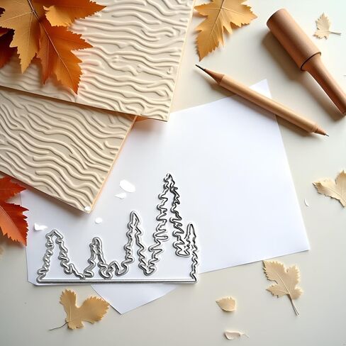 Pine Tree Mould Cutting Dies, for DIY Scrapbooking Photo Album Decorative Embossing Paper Dies for Card Making Templated in Saudi Arabia
