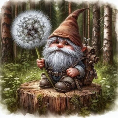 Cute Gnome on A Log Decal Sticker for Drink Tumblers, Adorable Funny Laptop Decals, Binders, Phones and so much more! in Saudi Arabia