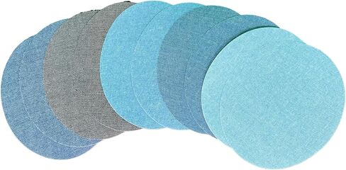 Set of 20 Iron-On Jean Patches - 10 Oval and 10 Rectangle Denim Repair Patches - Patches for Jeans Inside & Outside, 4 Shades Jean Patches Repair Decorating Kit in Saudi Arabia