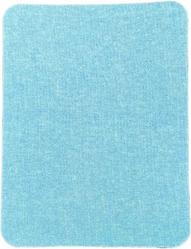 Set of 20 Iron-On Jean Patches - 10 Oval and 10 Rectangle Denim Repair Patches - Patches for Jeans Inside & Outside, 4 Shades Jean Patches Repair Decorating Kit in Saudi Arabia